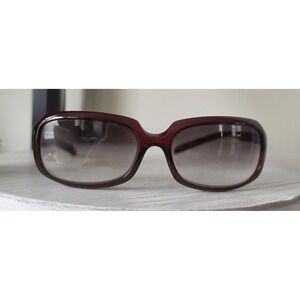 Ray-Ban RB4131 735/8G Burgundy Wine Red Frame Square Wrap Sunglasses Italy